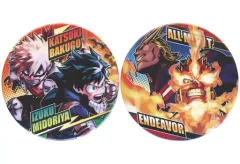 【中古】バッジ・ピンズ デク＆爆豪/オールマイト＆エンデヴァー コレクション缶バッジ(2個セット) 「僕のヒーローアカデミア」 ジャンプフェスタ2021限定