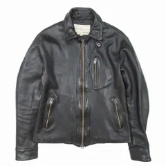 美品 17aw アヴィレックス AVIREX SHEEP RIDERS JACKET シープスキン ライダースジャケット 羊革 革ジャン ブルゾン M 黒 ブラック 6171075/■S57/メンズ