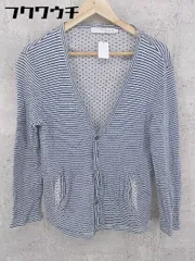 ◇ ◎ BEAMS LIGHTS ビームスライツ ボーダー 長袖 カーディガン サイズS グレー メンズ 【中古】 【1002802159398】のサムネイル