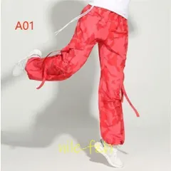 フィットネスウェアレディースダンスウェアズンバウェア軽いパンツヨガウェアカーゴロングパンツヨガダンス ss新品未使用