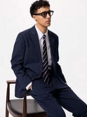 ［新品］［最安］ 感動ジャケット 69 Navy 新品 未使用 新作 美品  全サイズ UNIQLO ユニクロ MUJI 無印良品 UNIQLO C ユニクロシー UNIQLO U ユニクロユー GU ジーユー ［送料無料］［匿名配送］