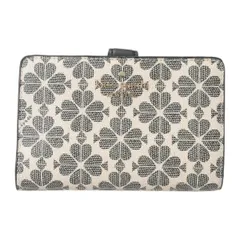 新品 ケイトスペード kate spade 2つ折り財布 ミディアム コンパクト バイフォールド ウォレット ブラック