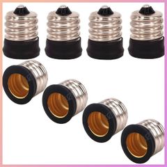 ☆人気商品☆Kaiyun-zq 8pcs ランプコンバータ用のE17 E12の電球ソケットベースランプホルダー変換アダプタLED電球ソケットアダプター