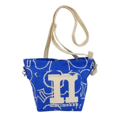 マリメッコ MARIMEKKO marimekko ミニショルダーバッグ 斜めがけ クロスボディ ◆新品◆ MONO MINI CROSSBODY UNIKKO ウニッコ ブルー MA-729