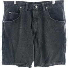古着 90年代 ラングラー Wrangler ブラックデニムショーツ ショートパンツ USA製 メンズw34相当 ヴィンテージ/eaa417789