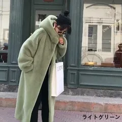 ロング丈 アウター 未使用 ファーコート レディースエコファージャケット レディース 服 ボタン 冬  暖かい エコファーコートlaisha01