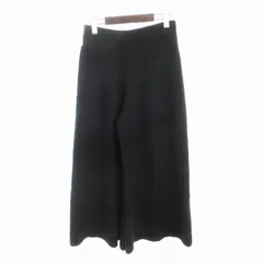 エポカ EPOCA LA MAGLIA IN CASA パンツ スラックス ニット ワイド イージー ウール 無地 チャコールグレー 40 L相当 ■SM3のサムネイル
