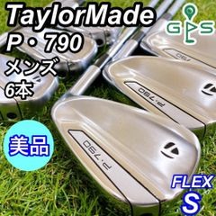 美品 テーラーメイド P790 メンズアイアンセット 6本 2019 DG S