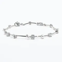 スワロフスキー SWAROVSKI ブレスレット Constella Tennis コンステラ クリスタルパール クリア シルバー 5707511 ジュエリー アクセサリー