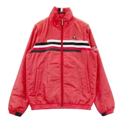 サイズ：M LE COQ GOLF ルコックゴルフ  2way 中綿ジャケット  レッド系 [240101532069] ゴルフウェア メンズ ストスト