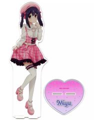 [중고] 아크릴 스탠드 아크릴 패널 미유 에델펠트 신작 일러스트 PINK kawaii style ver. 특대 아크릴 스탠드 [Fate / kaleid liner 프리즈마 ☆ 일리야 ANIME 10th Anniversary PO