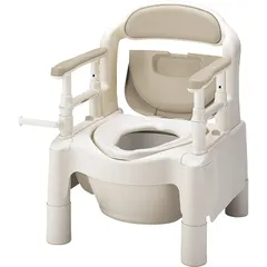 アロン化成 安寿 ポータブルトイレFX-CP ベージュ ノーマルタイプ 533-550