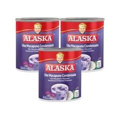 Alaska Ube Macapuno Condensed Milk 300ml x3pc / アラスカ ウベ