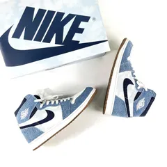 NIKE　ナイキ　2024　FQ2947-100　AIR JORDAN 1 RETRO HIGH OG DENIM エアジョーダン 1 レトロ ハイ スニーカー　28.5cm　替え紐・箱付