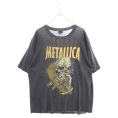 VINTAGE (ヴィンテージ) 90S METALLICA PUSHEAD FIXXXER メタリカ パスヘッド 半袖Tシャツ フロントロゴ カットソー ブラック