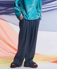 MAISON SPECIAL 25ss Omega Rib Pin Tuck Wide Pants 1 メゾンスペシャル オメガリブ ピンタックワイドパンツ