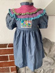 【Size90】vintage ドイツ製 Sigikid 半袖ワンピース ヴィンテージ