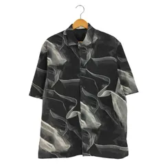 ザラ ZARA スモークパターン シアサッカー レギュラーカラー シャツ メンズ import：M 