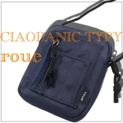 【新品】 CIAOPANIC TYPY roue ／ チャオパニックティピー ルー　ミニショルダーバッグ ポーチ コンパクト ミニウォレット スマホポーチ ショルダー バッグ ネックポーチ ネイビー チャオパニック ティピー モバイルポーチ 防災　【ネコポス】