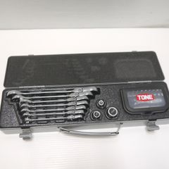 TONE 首振クイックラチェットめがねレンチビットラチェットセット RMFQ700BR トネ ≡DT6023