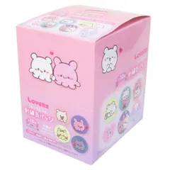 らぶいーず 缶バッジ シークレット刺繍缶バッジ 全10種 10個入セット  ティーズファクトリー コレクション雑貨 まとめ買い キャラクター グッズ 