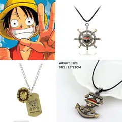 ワンピース 羅針盤舵輪ネックレス