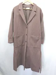 ■ ⊇ PAGEBOY ページボーイ 長袖 ロング チェスターコート サイズM ブラウン レディース E  【1410230020782】
