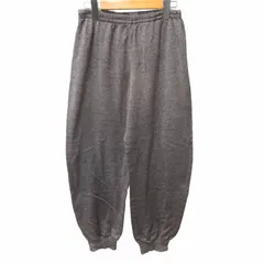 アニエスベーオム Agnes b. homme 美品 スウェットパンツ イージーパンツ ゴムウエスト 霜降り柄 茶 ブラウン 白 2 約S~Mサイズ 0405 ■GY31のサムネイル