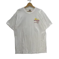 90-00's 90～00年代 ヴィンテージ Hanes BEEFY-T 半袖 バックプリント　ワンポイントプリント　オーバーサイズ ビックシルエット メンズ ホワイト