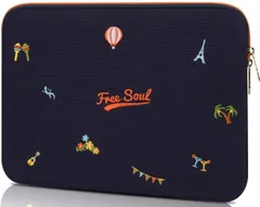 【在庫処分】13-13.3インチ MacBook Pro ケース Air 13 ノートパソコン タブレット パソコン pcケース 衝撃吸収 スリム 軽量 UNISOUL PCインナーバッグ (13.3インチ c)