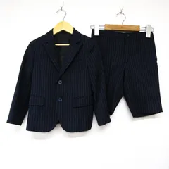 ミチコロンドン スーツ ジャケット 半ズボン フォーマル 卒入園式  キッズ 男の子用 110サイズ ネイビー MICHIKO LONDON 【中古】
