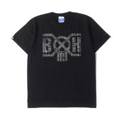 【新品】BOUNTY HUNTER バウンティーハンター Tシャツ サイズ:M / ATMOS ブランドロゴ クルーネック Tシャツ / ブラック 黒 / トップス カットソー 半袖【メンズ】
