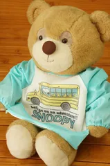 【送料込み♪】ベルコット スヌーピー袖付きお食事用エプロンSN-9054