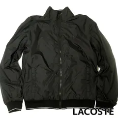 LACOSTE ラコステ リバーシブルボンバージャケット メンズ ◆新品◆ （ブラック） LC-19