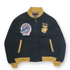 BUZZ RICKSON'S Sukajan スカジャン ブラック イエロー サイズ40 バズリクソング 