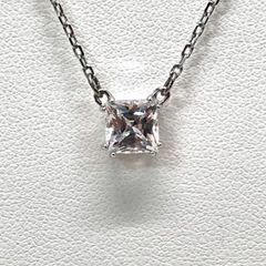 【美品】スワロフスキー　アトラクトネックレス　クリスタル　シルバーメッキ　43cm 箱