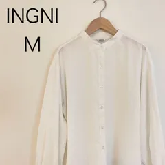 MB0321 【送料無料】　INGNI イング　ブラウス　ホワイト　長袖　レディース　Mサイズ　春　秋