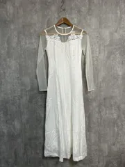 美品 LAGUNAMOON ラグナムーン Aライン ワンピース sizeM/白 ■◆◎レディース