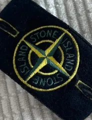 正規品　stone ワッペン STONE ISLAND - ストーンアイランド ワッペン 白 STONE ISLANDの