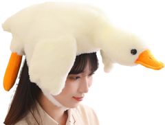 [ハベリィ] アヒル ハロウィン コスプレ かぶり物 着ぐるみ 帽子 イベント 仮装 学園祭 (アヒル) [アヒル]