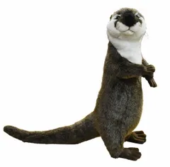 HANSA カワウソ49 3320 ぬいぐるみ ハンサ クリスマス 誕生日 プレゼント 動物 犬 猫 鳥 うさぎ ペンギン アニマル 置物 人形 フィギュア KOESEN ケーセン 大きい マスコット 実物大 大型
