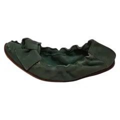 CORSO ROMA 9(コルソローマ) フラットシューズ 36 1/2 レディース - ブルーグリーン リボン