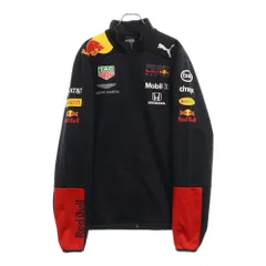 PUMA (プーマ) ×Redbull レッドブル ロゴプリントジップアップトラックジャケット ネイビー レッド 762885-01のサムネイル