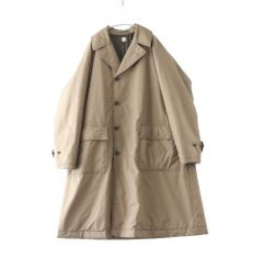 【中古B】KAPTAIN SUNSHINE キャプテンサンシャイン 38 M メンズ コート 19AW プリマロフト バルカラーコート KSSH9FC001 カーキ 中古B 古着