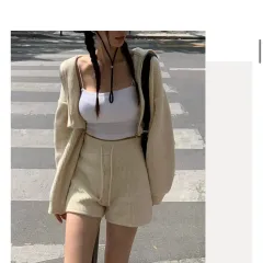 セーラー カラー ニット トレーニング ジップアップ パンツ セット セットアップ