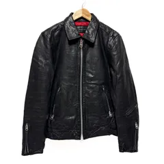 Vanquish レザー シングルライダースジャケット　S Vanquish（ヴァンキッシュ） レザー シングルライダース S【送料