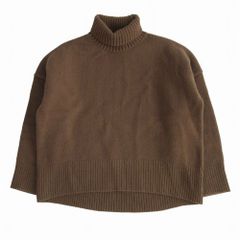 MUSE Deuxieme Classe ドゥーズィエムクラス J CODE タートルネックプルオーバー ニット セーター ブラウン レディース 【中古】