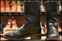 【9.5D 良品 09年】WESCO ウエスコ ナローボス 7710 ブラック 黒 エンジニア ビブラム700シングル ブーツ HOPESMORE【FF098】のサムネイル