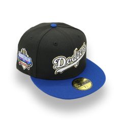 日本未発売 ニューエラ ロサンゼルス・ドジャース 40周年 サイドパッチ キャップ / NEW ERA LOS ANGELES DODGERS 40TH ANNIVERSARY SIDE PATCH 59FIFTY CAP [BLACK/ROYAL]