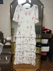 ジマーマン フローラル ロング ワンピース